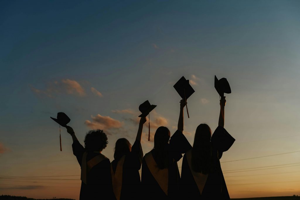 Students graduating